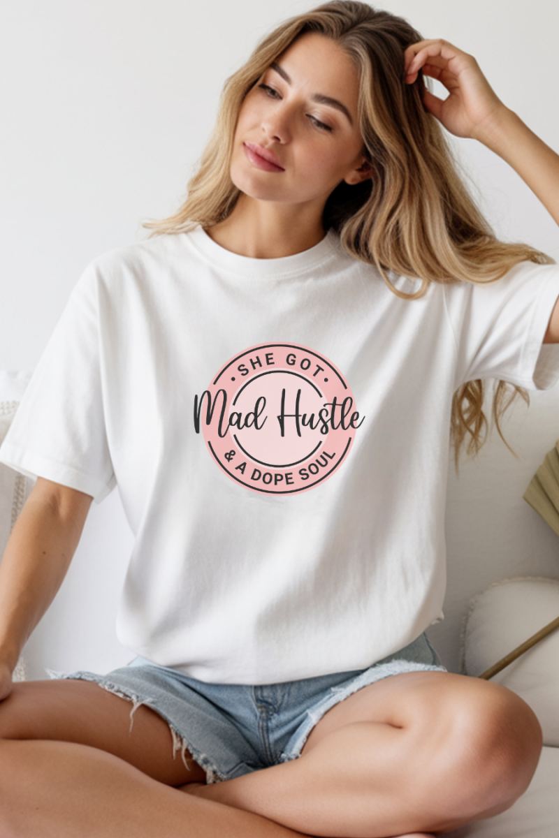 Unisex Oversize 24/1 Penye DTF Baskılı Tişört - DTF263