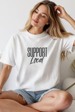 Unisex Oversize 24/1 Penye DTF Baskılı Tişört - DTF268