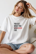 Unisex Oversize 24/1 Penye DTF Baskılı Tişört - DTF275