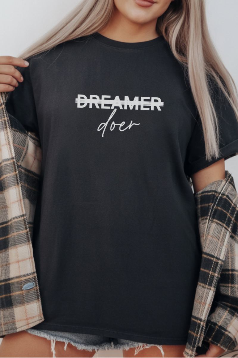 Unisex Oversize 24/1 Penye DTF Baskılı Tişört - DTF292