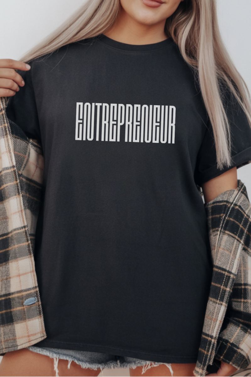 Unisex Oversize 24/1 Penye DTF Baskılı Tişört - DTF297