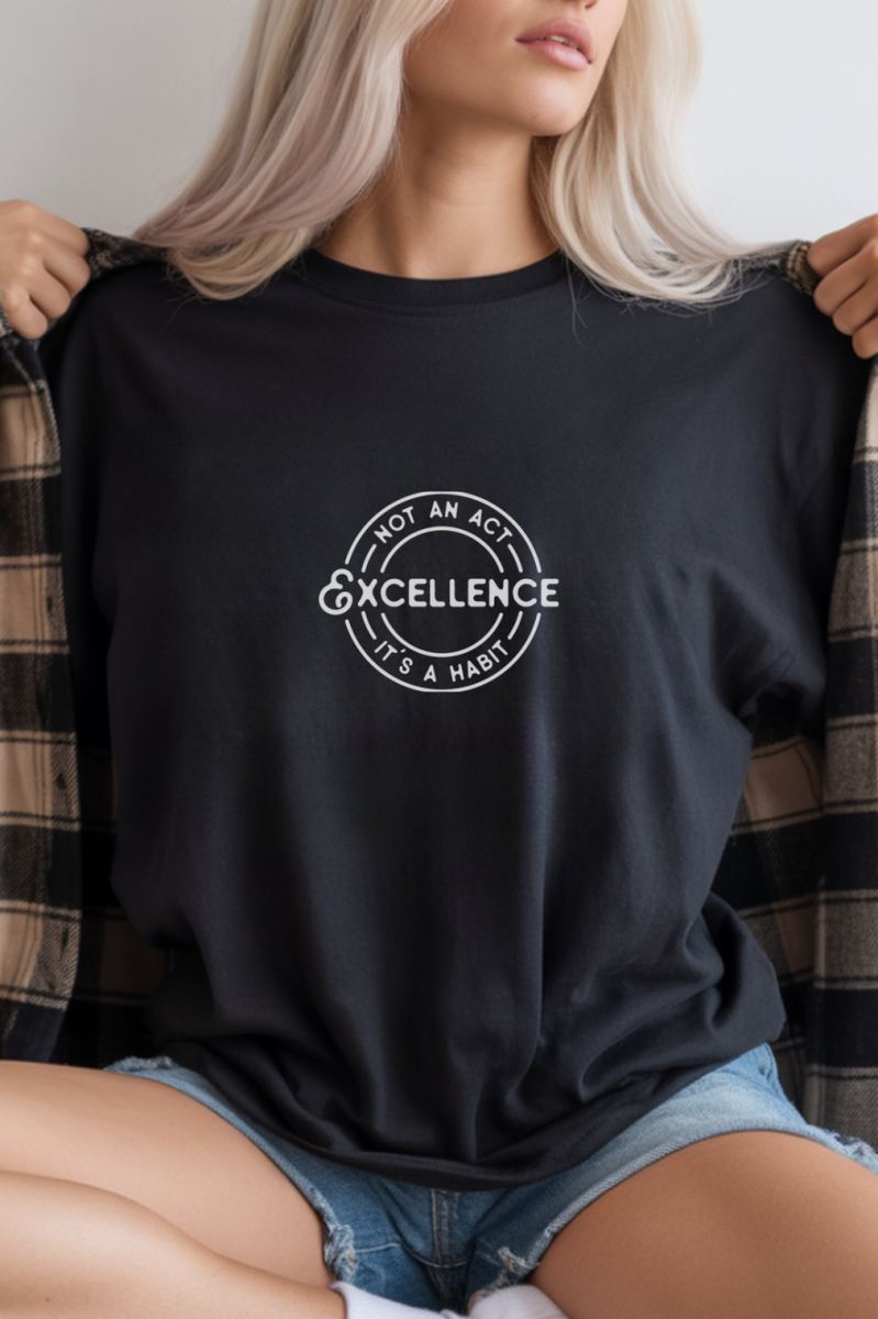 Unisex Oversize 24/1 Penye DTF Baskılı Tişört - DTF299