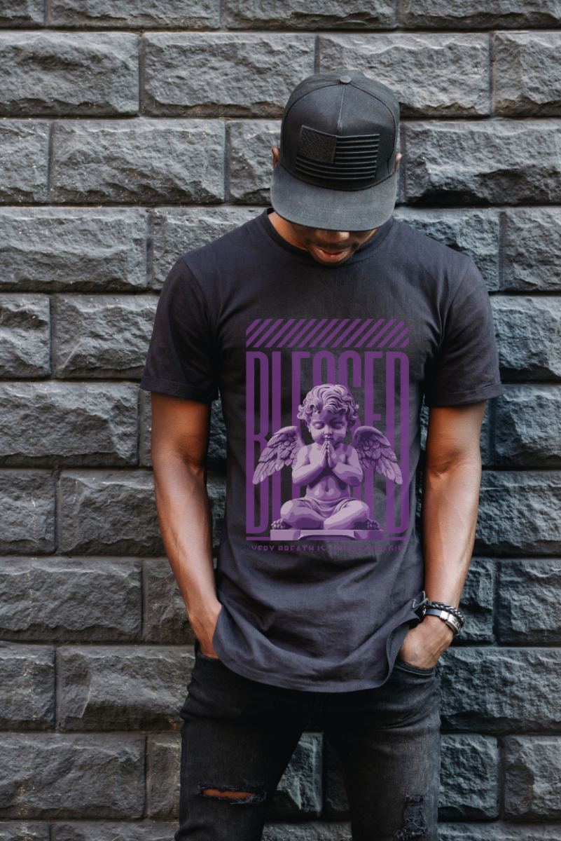 Unisex Oversize 24/1 Penye DTF Baskılı Tişört - DTF69