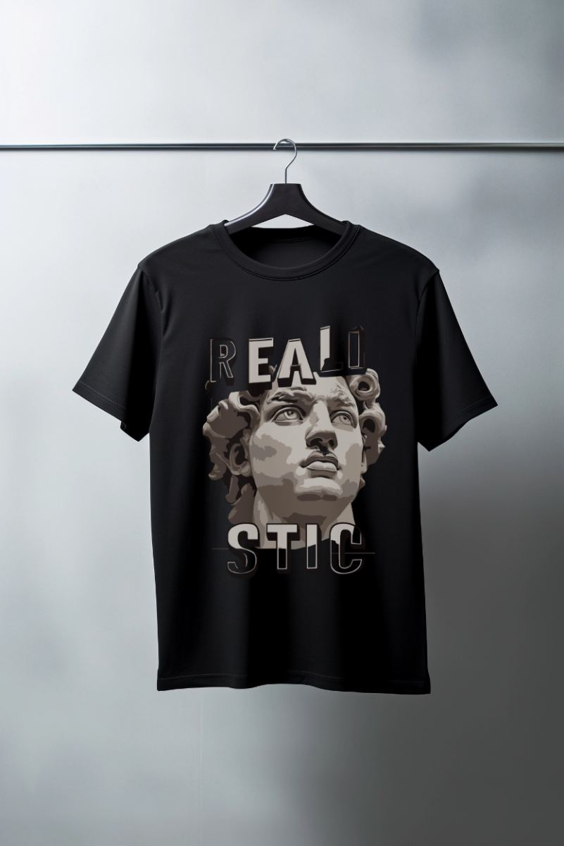 Unisex Oversize 24/1 Penye DTF Baskılı Tişört - DTF70