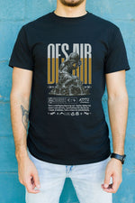 Unisex Oversize 24/1 Penye DTF Baskılı Tişört - DTF74