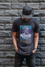 Unisex Oversize 24/1 Penye DTF Baskılı Tişört - DTF85
