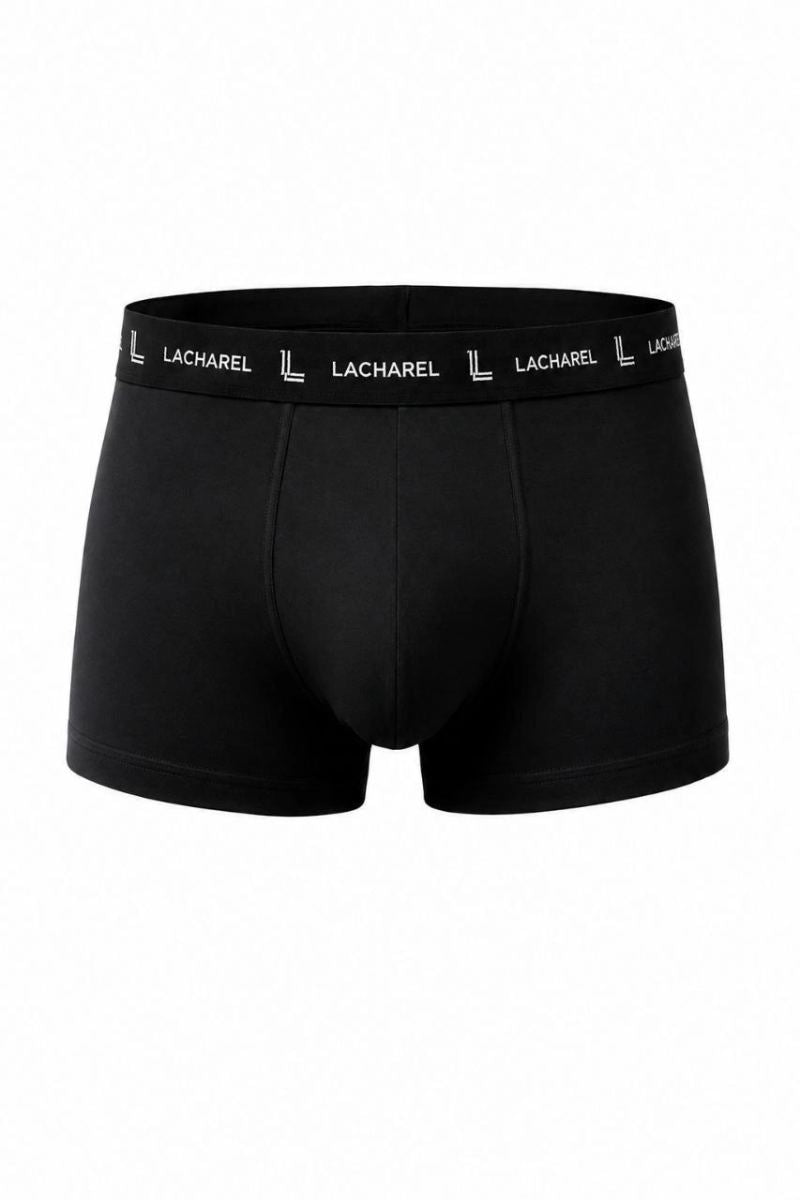 Erkek Likralı Pamuklu Nefes Alan Penye Boxer3'Lü Paket - Siyah & Gri & Lacivert