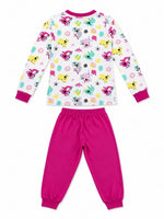 Kız Çocuk Premium Penye Koala Desenli Uzun Kollu Pijama Takımı 2-11 Yaş - Fuşya