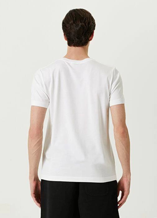 ERKEK  Tişört Basic Bisiklet Yaka Regular Kısa kol T-Shirt - Beyaz