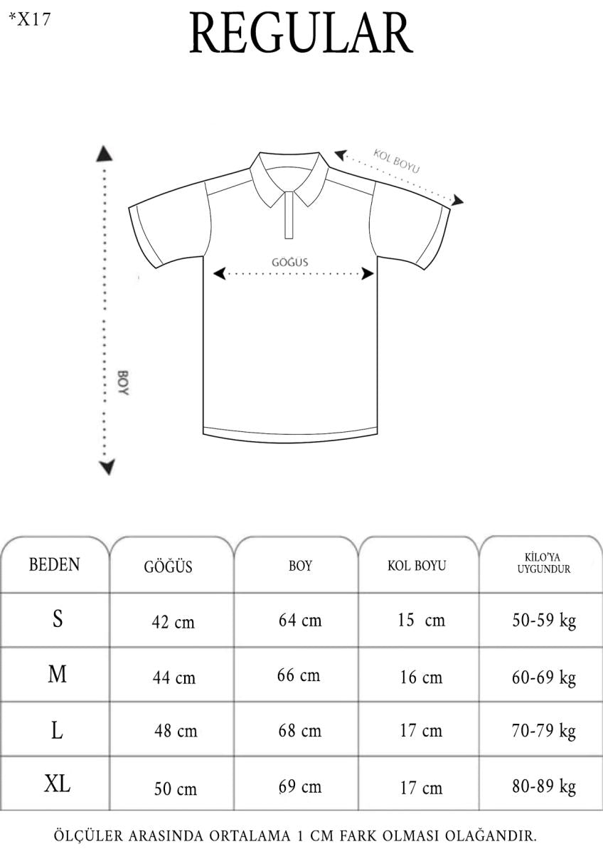 Erkek polo Yaka tişört Slim Fit Pike Çizgili  Kısa kol T-Shirt - Lacivert