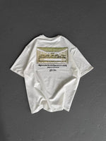 Kadın Baskılı T-Shirt Kısa Kol Bisiklet Yaka Oversize Rahat Kalıp Günlük Tişört - Beyaz