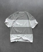 Erkek  Kısa kol Bisiklet Yaka Parçalı T-Shirt - Gri