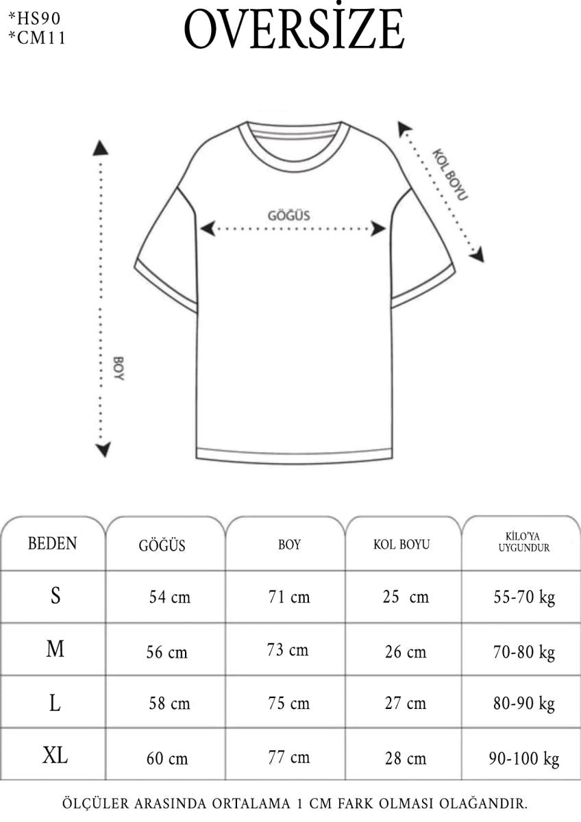 Erkek Baskılı T-Shirt Kısa Kol Bisiklet Yaka Regular Fit Rahat Kalıp Günlük Tişört - Siyah