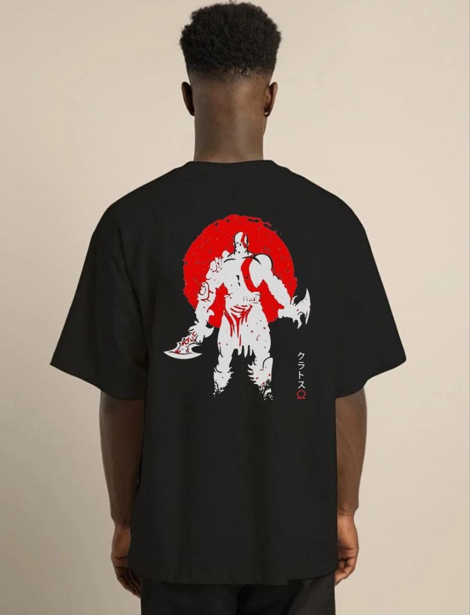 Erkek Baskılı T-Shirt Kısa Kol Bisiklet Yaka Regular Fit Rahat Kalıp Günlük Tişört - Siyah