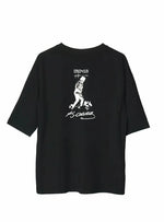 Erkek Kısa Kol Tişört Bisiklet Yaka ATATÜRK Baskılı T-Shirt - Siyah