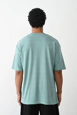 Erkek Tişört Düz Basic Penye Yazlık Bisiklet Yaka Kısa Kol T-Shirt - Mint Yeşili