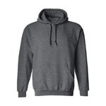 Erkek 3 İplik Pamuklu Kapüşonlu Cepli Oversize Hoodie Sweatshirt - Füme