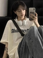 Kadın Tişört Örümcek Baskılı Bisiklet Yaka T-shirt - Beyaz
