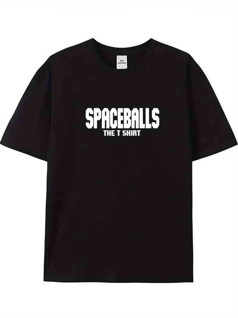 Erkek Baskılı T-Shirt Kısa Kol Bisiklet Yaka Regular Fit Rahat Kalıp Tişört - Siyah