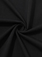 Erkek Sarj %1 Baskılı T-Shirt Kısa Kol Bisiklet Yaka Regular Fit Tişört - - Siyah
