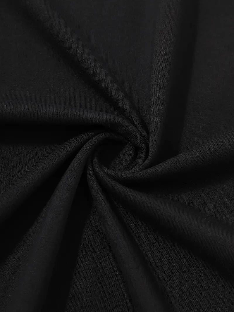 Erkek Sarj %1 Baskılı T-Shirt Kısa Kol Bisiklet Yaka Regular Fit Tişört - - Siyah