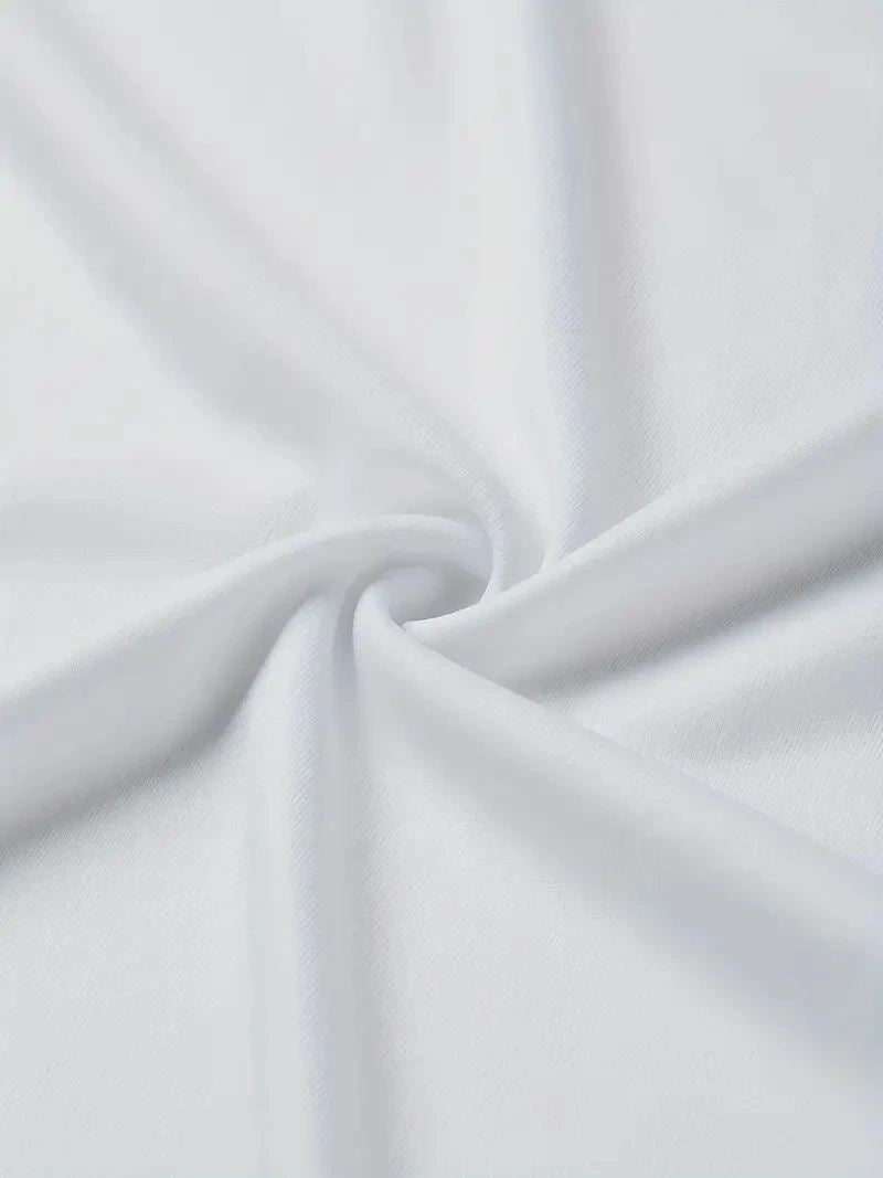 Erkek Baskılı T-Shirt Kısa Kol Bisiklet Yaka Regular Fit Rahat Kalıp Günlük Tişört - Beyaz