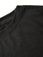 Kadın Tişört fiyonk baskılı Bisiklet yaka yazlık Kısa Kol oversize t-shirt - Siyah