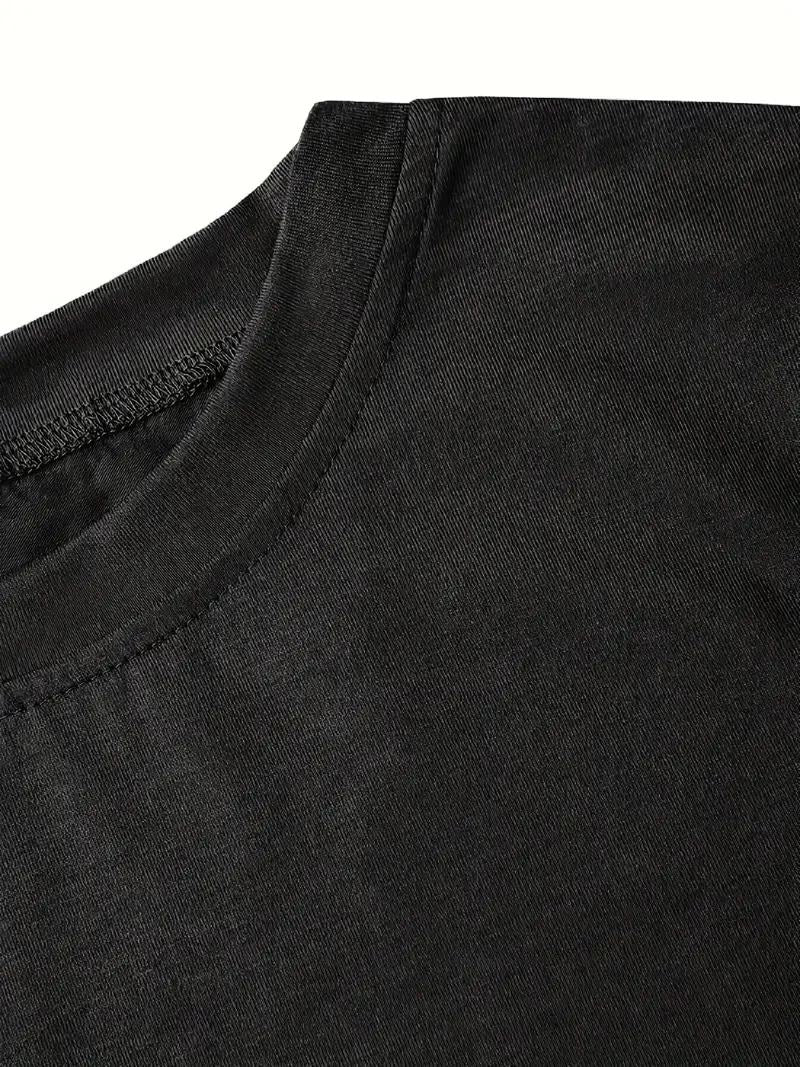 Kadın Tişört fiyonk baskılı Bisiklet yaka yazlık Kısa Kol oversize t-shirt - Siyah
