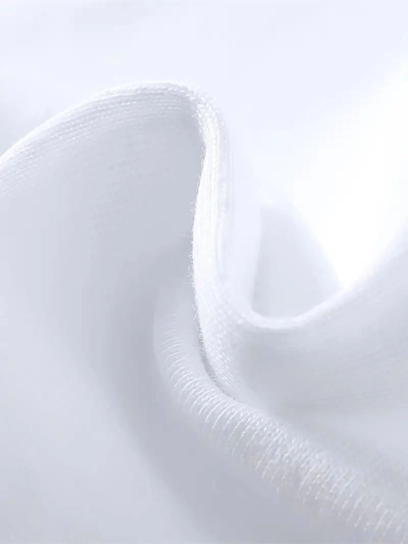 Erkek Baskılı Tişört Kısa Kol Bisiklet Yaka Oversize T-Shirt - Beyaz