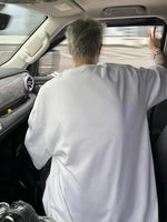 Erkek Baskılı Tişört Kısa Kol Bisiklet Yaka Oversize T-Shirt - Beyaz