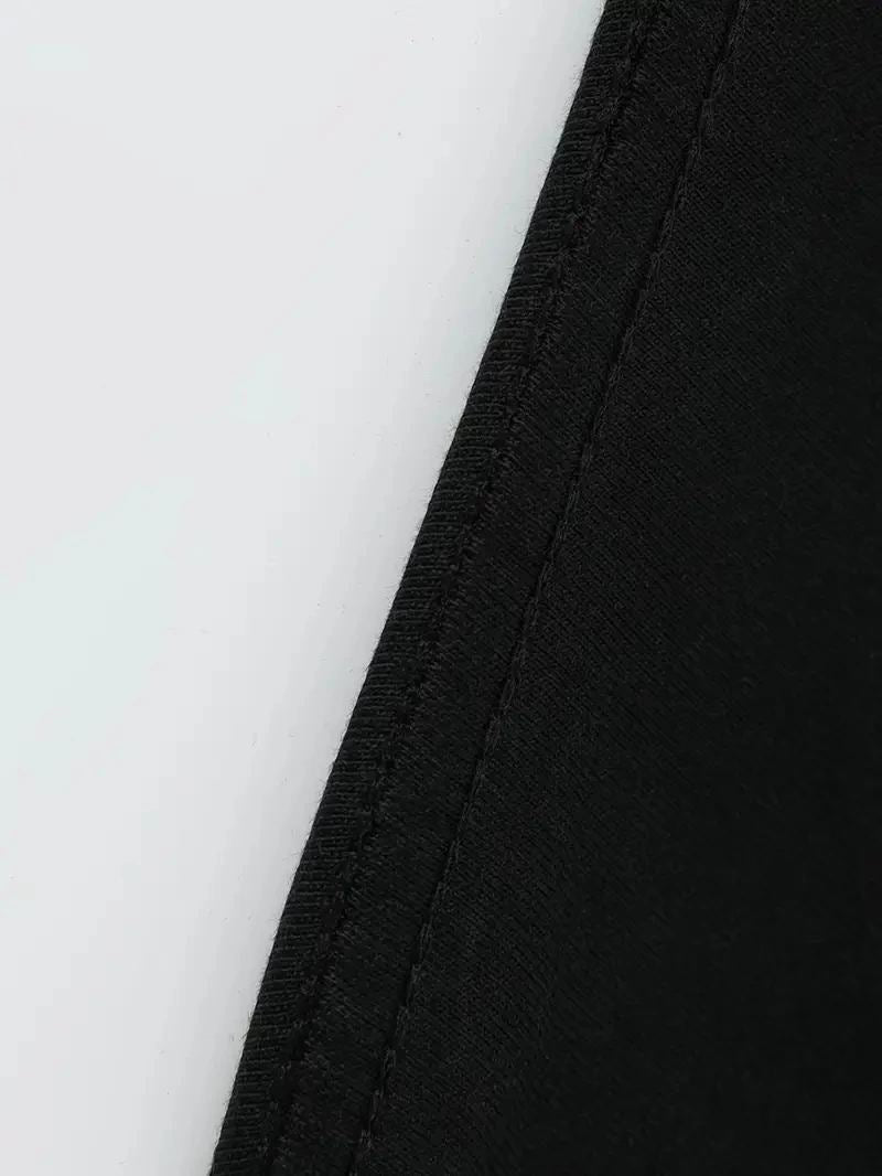 Erkek Baskılı Tişört Kısa Kol Bisiklet Yaka Oversize T-Shirt - - Siyah