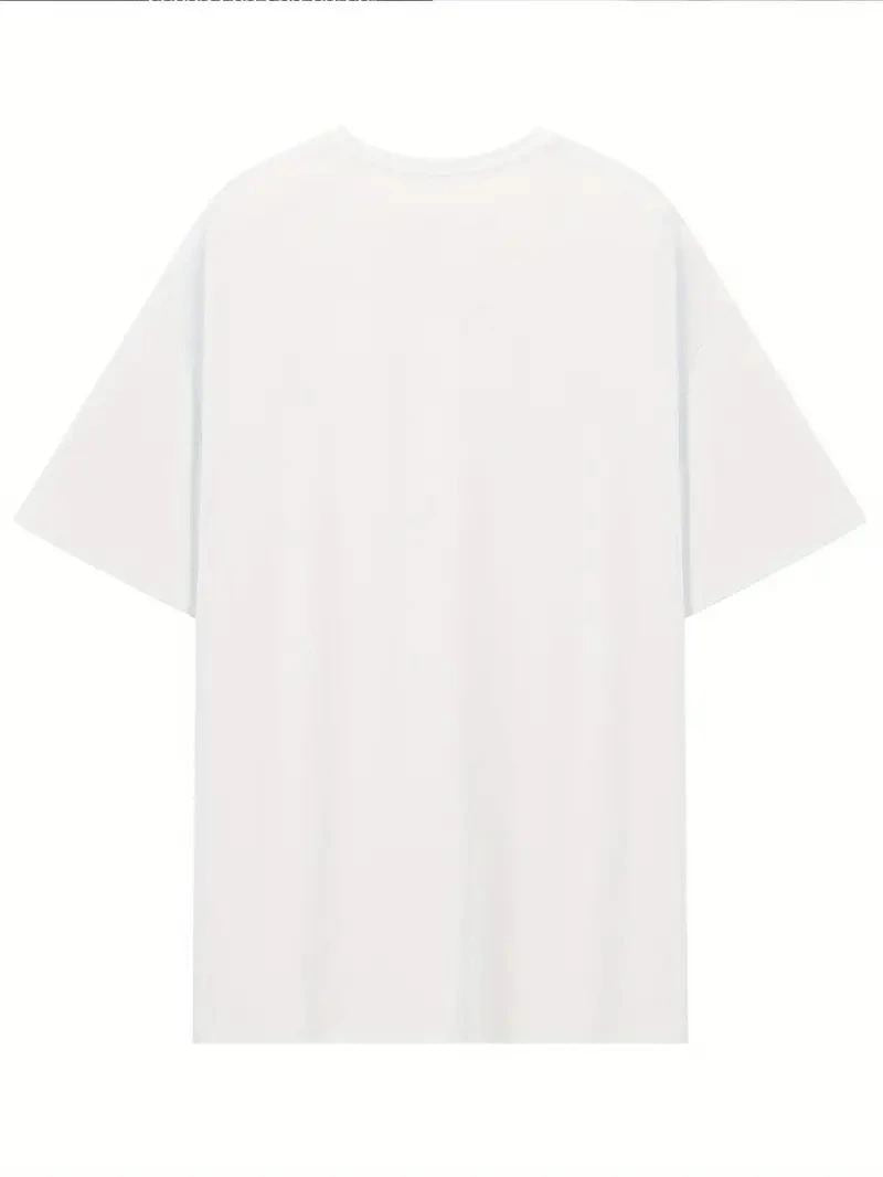Kadın T-Shirt Kısa Kollu, "Umrumda Değil" Baskılı tişört - Beyaz