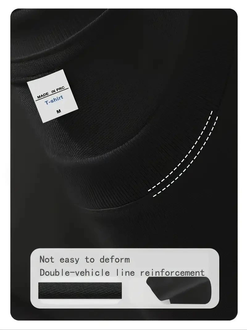 Kadın Kısa Kol Yazlık Tişört Bisiklet Yaka Baskılı Oversize T-Shirt - Siyah
