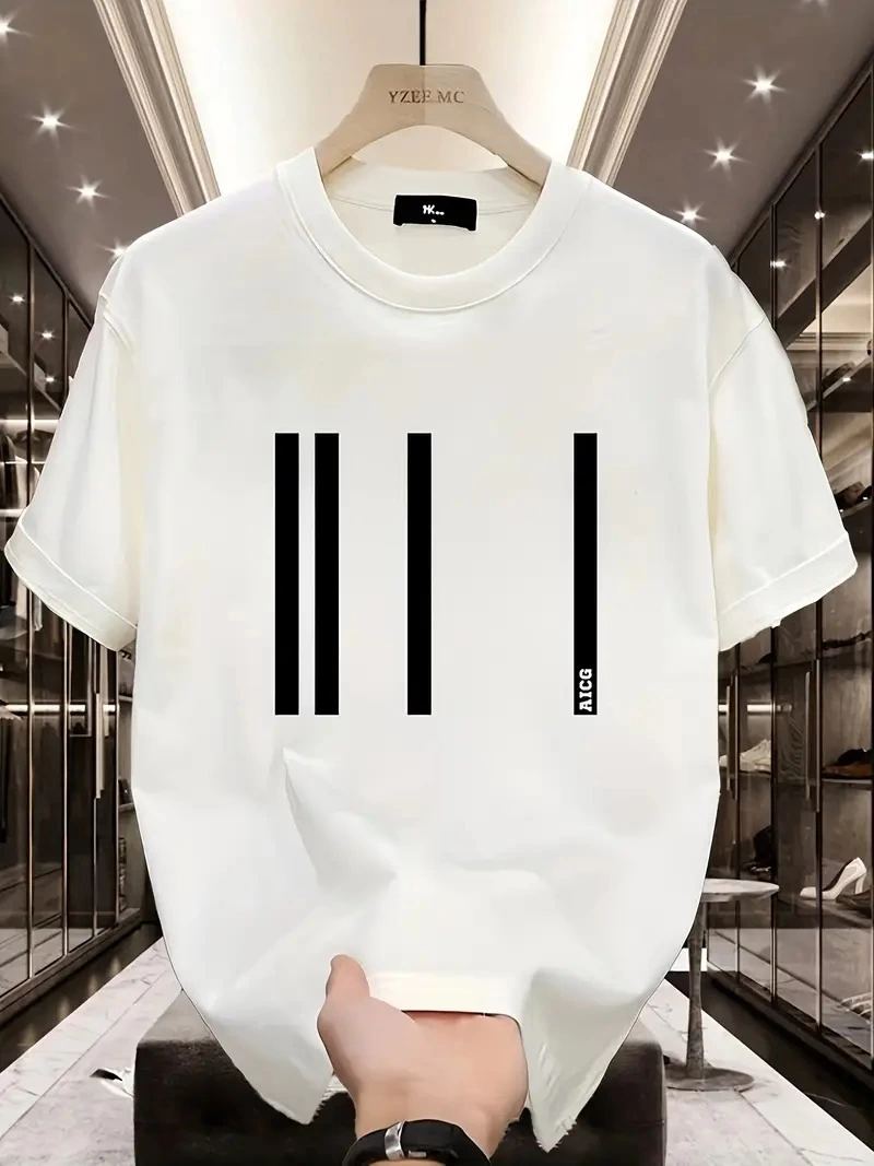 Kadın Kısa Kol Yazlık Tişört Bisiklet Yaka Baskılı Oversize T-Shirt - Beyaz