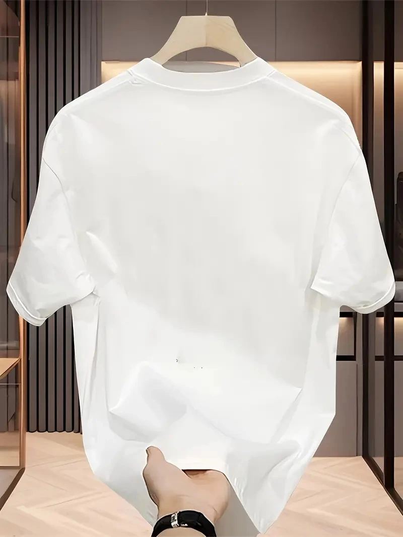 Kadın T-Shirt Bisiklet Yaka Kısa kol Baskılı tişört - Beyaz