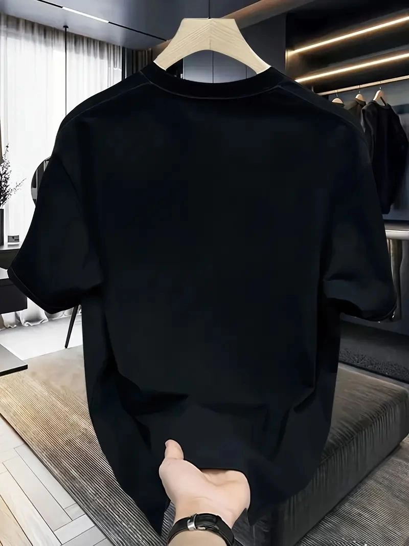 Kadın T-Shirt Bisiklet Yaka Kısa kol Baskılı Tişört - Siyah