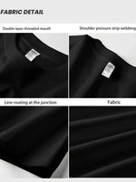 Kadın T-Shirt  "GANDHI The Project" Baskılı Kısa Kollu tişört - Siyah
