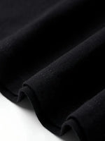 Kadın T-Shirt  "GANDHI The Project" Baskılı Kısa Kollu tişört - Siyah