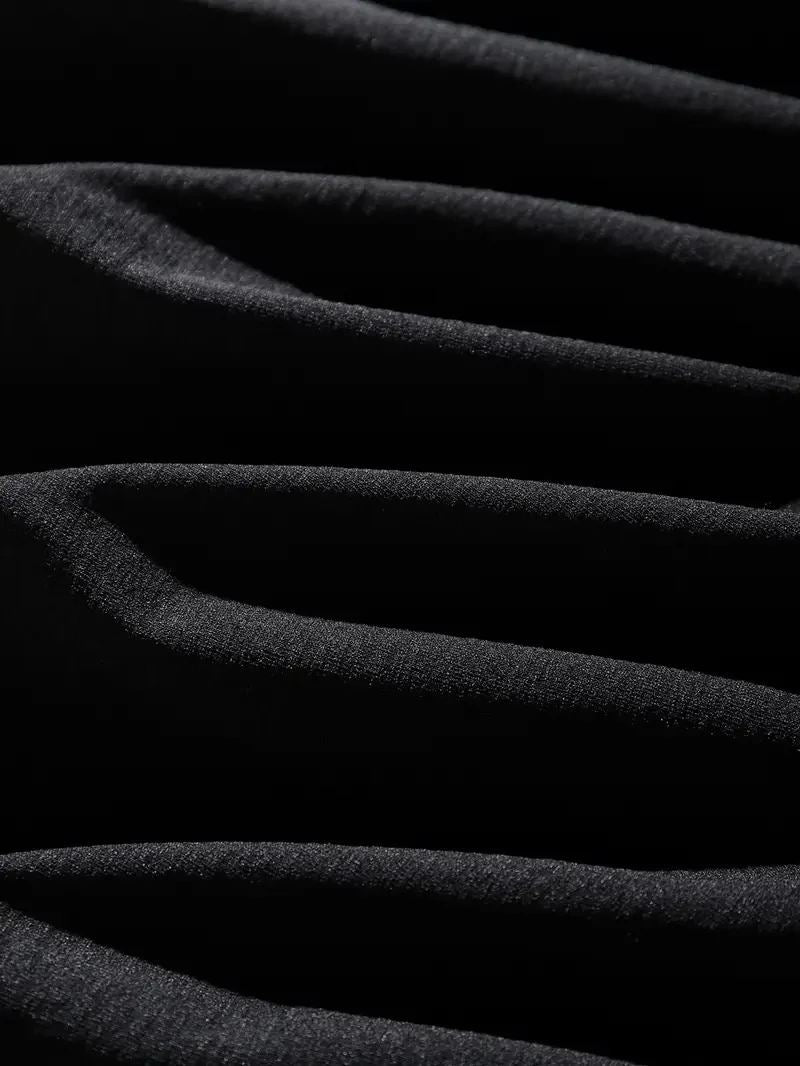 Erkek Tişört Dağ Grafikli Kısa kollu Yazlık T-shirt - Siyah