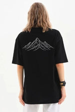 Kadın T-Shirt Nihilist Penguen Baskılı Bisiklet Yaka Kısa kol yazlık Tişört - Siyah