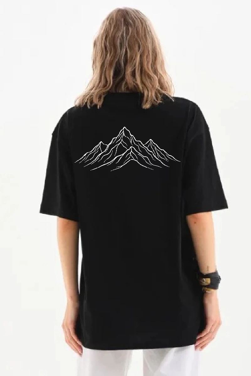 Kadın T-Shirt Nihilist Penguen Baskılı Bisiklet Yaka Kısa kol yazlık Tişört - Siyah